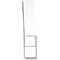 Ekena Millwork 5 1/2-in. W x 28-in. D x 28-in. H Merced Architectural Grade PVC Knee Brace BRCP055X28X28MRC - alternate 3